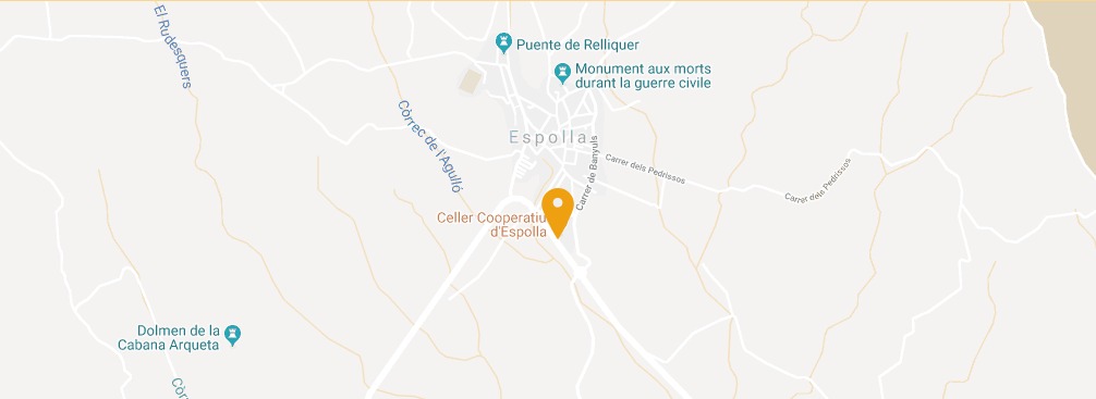 Celler Espolla a Google Maps